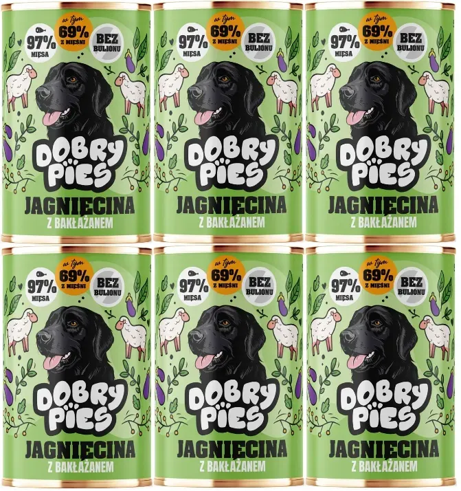 Good Dog Lamm mit Aubergine 6x400g