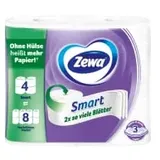 Zewa Smart Toilettenpapier ohne Hülse, 9 x 4 x 300 Blatt