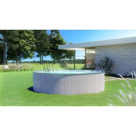 Steinbach New Splasher Secure 350 x 90 cm holzoptik inkl. Filterpumpe