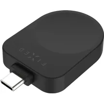 FIXED Fixed USB-C Charging Adapter for Samsung Galaxy Watch compatible with Powerstation Uni | Black - Schwarz