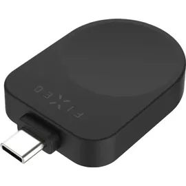 FIXED Fixed USB-C Charging Adapter for Samsung Galaxy Watch compatible with Powerstation Uni | Black - Schwarz