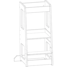 tiSsi Lernturm Felix Buche grau