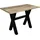 Mäusbacher Bartisch 140 x 105 x 70 cm Schwarz