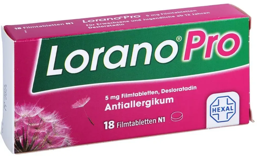 Lorano Pro bei Allergie  Die Allergietabletten für alle Heuschnupfen-Symptome