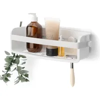 Umbra Flex zum Kleben, Rostfreies Duschregal für Shampoo, Conditioner,