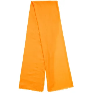 S.Oliver Unifarbener Schal aus leichtem Polyester orange 1