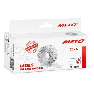 METO Preisetiketten 26,0 x 12,0 mm