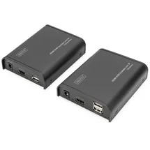 Digitus HDMI KVM Extender 120 m Schwarz