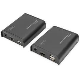 Digitus HDMI KVM Extender 120 m Schwarz