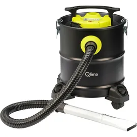 Qlima Aschesauger 1200W 20L mit HEPA Filter Schwarz/Grün