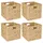 HMF Aufbewahrungskorb 32 x 34,5 x 32 cm 4-tlg. beige