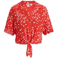 Roxy Salty Sweet Printed Kurzarmhemd - Poppy Red Dancing