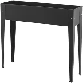 [en.casa] Lelystad Hochbeet 98 x 25 x 82 cm Grau