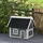 PawHut Katzenhaus Outdoor Katzenhöhle 77 x 57,5 x 68 cm Grau/Schwarz