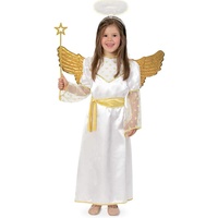 KarnevalsTeufel.de Kinderkostüm Goldengel Weihnachtskostüm, Engel, Engelchen, Weihnachtszauber (164)
