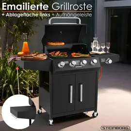 Steinborg Gasgrill SB-8180 schwarz