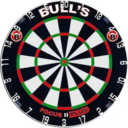 BULLS Dartboard Focus II Plus Dart Board, DIVERSE DESIGNS, ONE SIZE