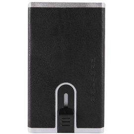 Piquadro Black Square Kreditkartenetui RFID Leder 6 cm black