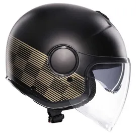 AGV Eteres Ponza Jethelm, schwarz-gold, Größe XS