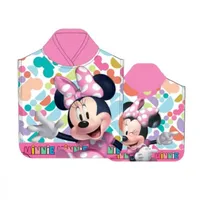 Disney Minnie Maus Praktischer Baumwoll Poncho für Kinder mit