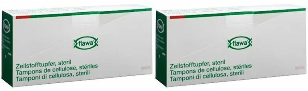 Flawa® Cellulose kompressen 2x70x2 St Verband(en)