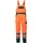 Planam Warnschutz Latzhose orange/grün