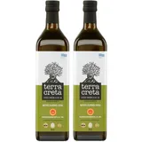 Terra Creta Olivenöl 2x 1,0l P.D.O. Kolymvari | Extra natives Olivenöl von Kreta