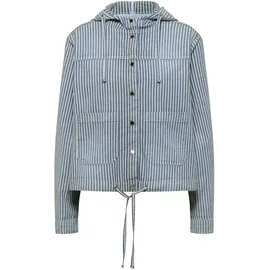 Cecil CECIL, Damen, Overshirt mit Kapuze und Streifen - XXL