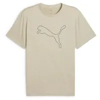 Puma TAD ESSENTIAL HEATHER CAT TEE beige 4XL