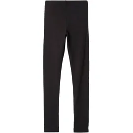 NAME IT Mädchen Basic-Leggins Bio-Baumwolle schwarz 104