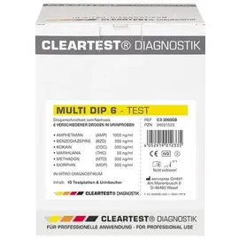 CLEARTEST Multi Dip 12 Drogentest