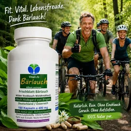 VitalLife Wilder Frischblatt Bärlauch Kapseln 180 St.