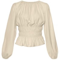 LASCANA Langarmbluse Damen creme Gr.40