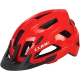 Cube Steep Fahrradhelm - glossy red - 49-55