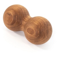 rollholz Massagegerät, Doppelkugel Eiche 10 cm 1 St