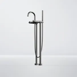 Steinberg Serie 100 Wannenarmatur Brushed Gun Metal