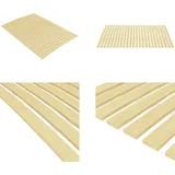 vidaXL Lattenrost mit 24 Latten 120x200 cm - Lattenrost - Lattenroste - Bettrahmen - Bettrost - Braun