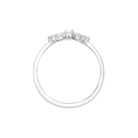 Elli Ring 925 Sterling Silber Verlobungsring in silber, | Gr.: 58