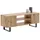 Kobi Focus Loft TV-Lowboard 135 x 40 x 49 cm Schwarz/Eiche