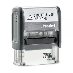 Trodat 7 Sachen Stempel DIY-Markierstempel (37x14 mm)