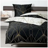 JANINE J.D. 87054 bronzebraun/schwarz 200 x 200 cm + 2 x 80 x 80 cm