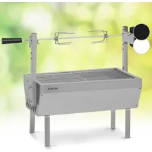 Klarstein 2-in-1 Rotisserie Grill Mini silber