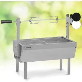 Klarstein 2-in-1 Rotisserie Grill Mini silber