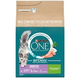 Purina One Katzenfutter Bifensis Sensitive Katzentrockenfutter Truthahn 2,8kg