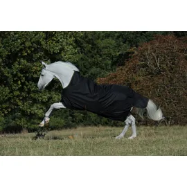 Bucas Irish Turnout 50g High Neck 155cm, Pferdedecke, schwarz-gold