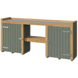 Weka Killarney 235 cm grau/grün