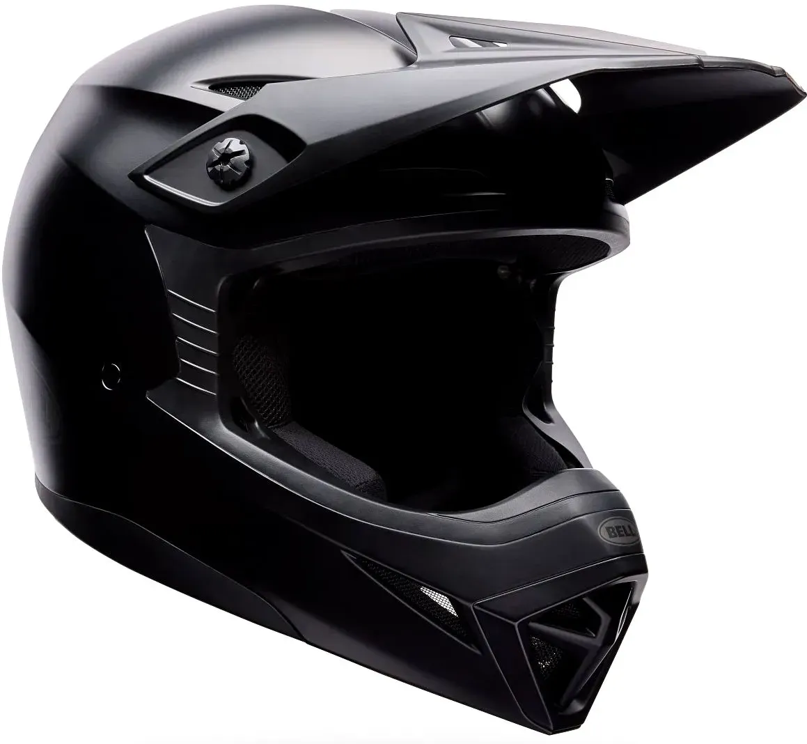 Bell MX-10 Mips Solid, casque de motocross pour jeunes - Black/Mate Black - YL