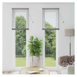 vidaXL Balkenjalousie 220 x 55 cm Silber