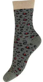Hype the Detail Socks Leopard Strl 37/41 Damen