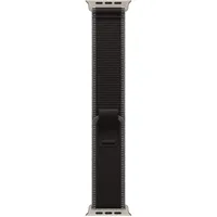 Apple Watch Ultra Trail Loop 49 mm Schwarz/Kohlegrau Titan Natur S/M